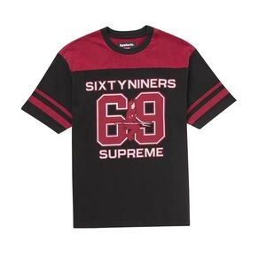 Supreme /Hysteric Glamour ‘69’ers’ football slub jersey. NWT. Large men’s